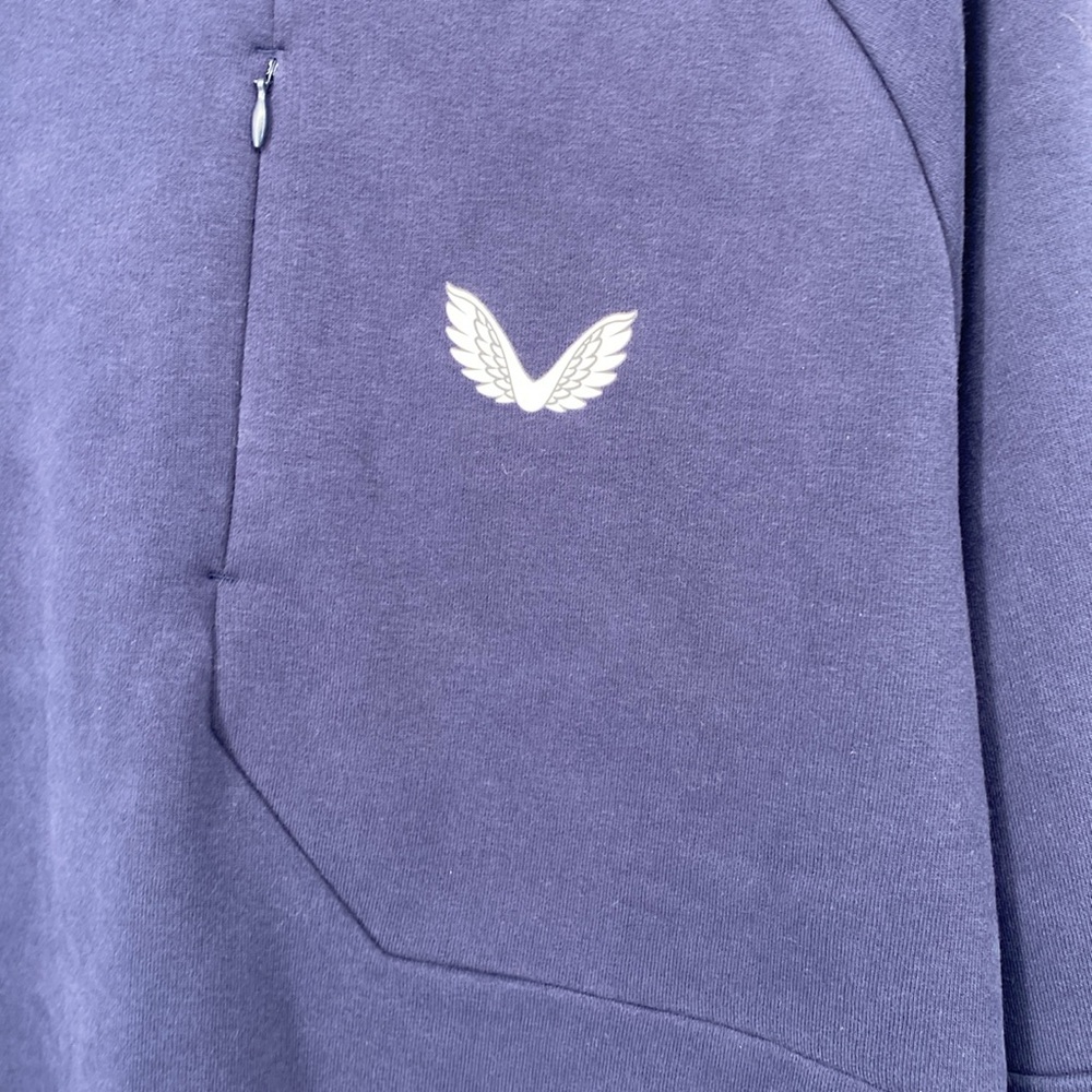 Castore Men's Crew Neck Pullover Zippered Chest Pocket Sweatshirt XL - Picture 5 of 9